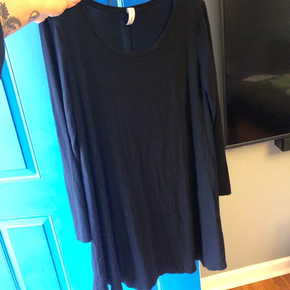 Black swing dress